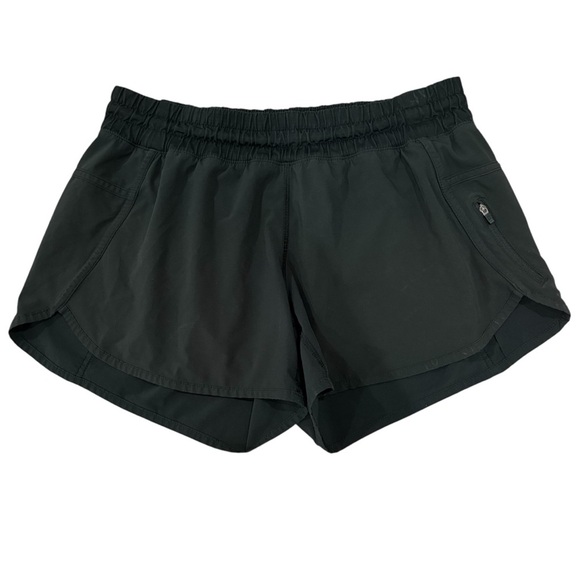 Lululemon Tracker Short 4” 4-Way Stretch Black Lined Size 10 Running Gym - Picture 1 of 6